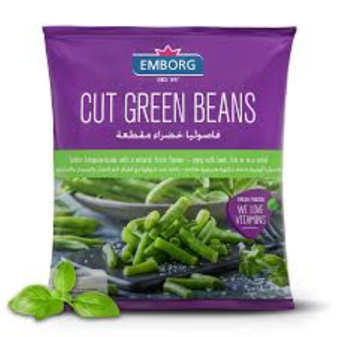 EMBORG CUT BEANS 900G